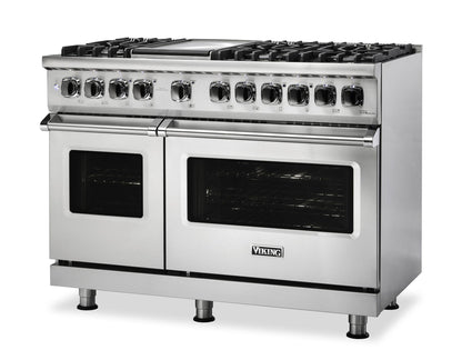 VIKING 48" Dual Fuel Range - VDR548 Viking 5 Series in Stainless Steel - VDR5488BSS