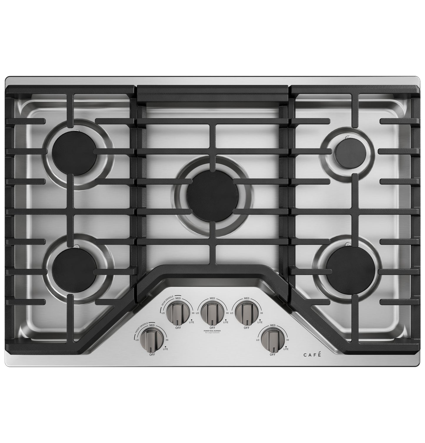 CAFE CGP70302NS1 CAFé™ 30" Gas Cooktop in Stainless Steel - CGP70302NS1