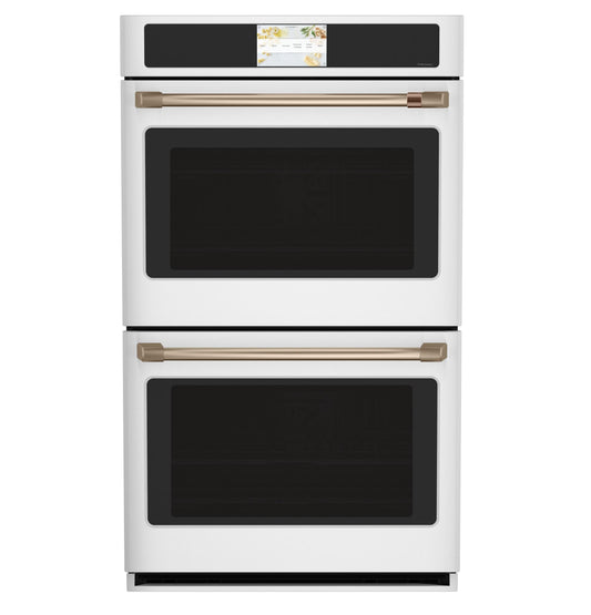 CAFE CTD90DP4NW2 CAFé Professional Series 30" Smart Built-In Convection Double Wall Oven in White - CTD90DP4NW2