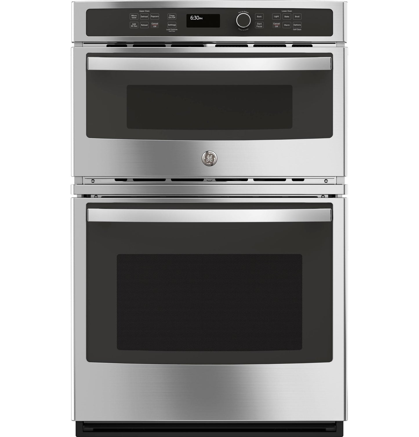 GE APPLIANCES GE 27" Built-In Combination Microwave/Thermal Wall Oven in Stainless Steel - JK3800SHSS