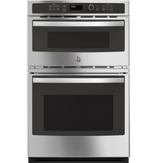 GE APPLIANCES GE 27" Built-In Combination Microwave/Thermal Wall Oven in Stainless Steel - JK3800SHSS