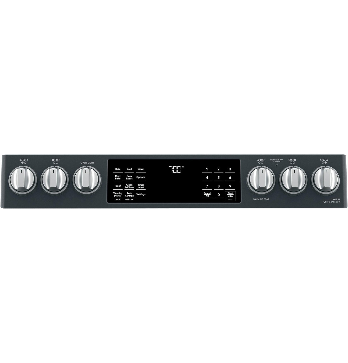 CAFE CES700P3MD1 CAFé30" Smart Slide-In, Front-Control, Radiant and Convection Range Black - CES700P3MD1