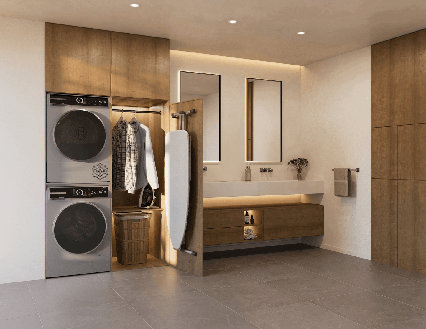 BOSCH WQB245AXUC 800 Series, heat pump dryer, Silver inox Silver