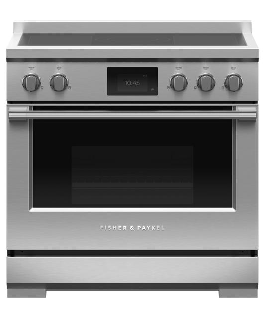 FISHER & PAYKEL RIV3365 36" Series 9 Professional 5 Zone Induction Self-Cleaning Range in Stainless Steel - RIV3365