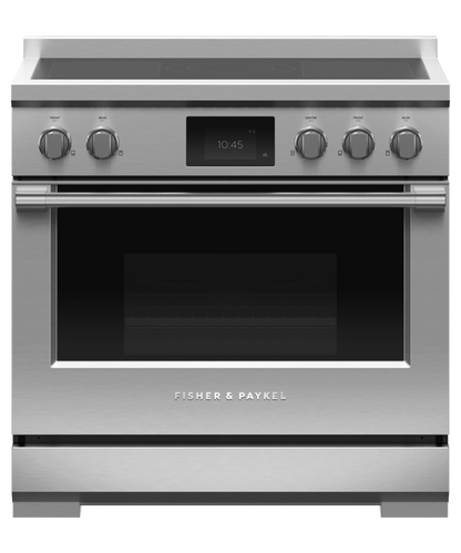 FISHER & PAYKEL RIV3365 36" Series 9 Professional 5 Zone Induction Self-Cleaning Range in Stainless Steel - RIV3365
