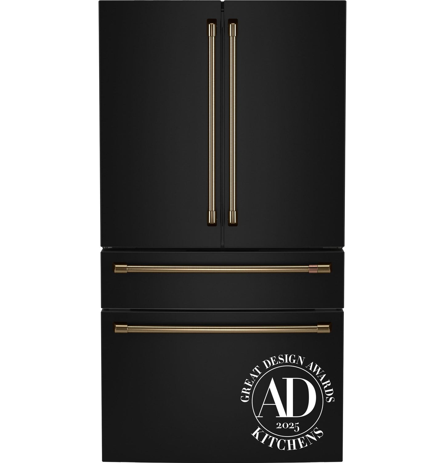 CAFE CJE23DP3WD1 CAFé™ ENERGY STAR® 23.2 Cu. Ft. Smart Counter-Depth 4-Door French-Door Refrigerator With Dual-Dispense AutoFill Pitcher Black - CJE23DP3WD1