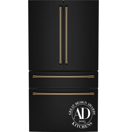 CAFE CJE23DP3WD1 CAFé™ ENERGY STAR® 23.2 Cu. Ft. Smart Counter-Depth 4-Door French-Door Refrigerator With Dual-Dispense AutoFill Pitcher Black - CJE23DP3WD1
