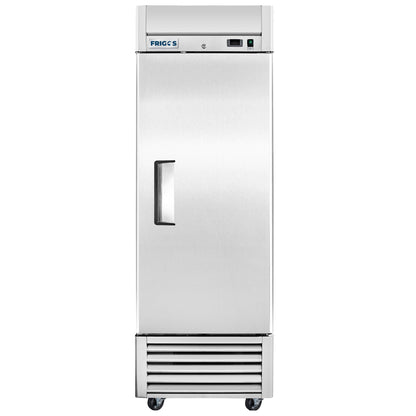 Frigos Commercial Reach in Freezer 27" Width Solid 1 Door 21 Cu Ft with Aluminum Interior with 304 Stainless Steel Floor - FG-FZ-1D