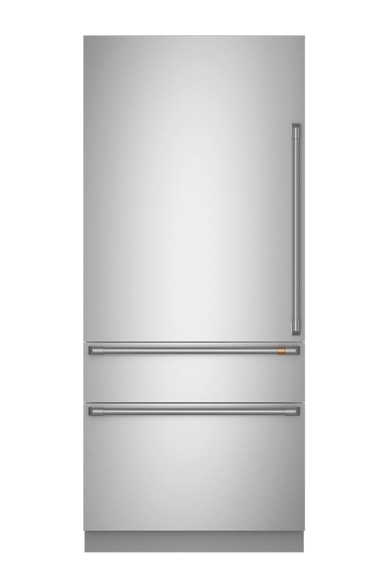 CAFE CIC36LP2VS1 CAFé 36" Integrated Bottom-Freezer Refrigerator in Stainless Steel - CIC36LP2VS1