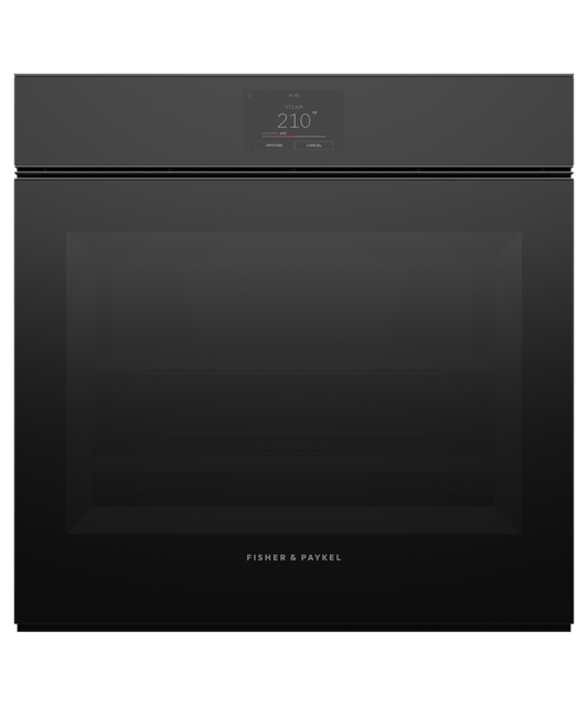 FISHER & PAYKEL OS24SMTNB1 24" Series 11 Minimal Handleless Combi-Steam Oven Black - OS24SMTNB1
