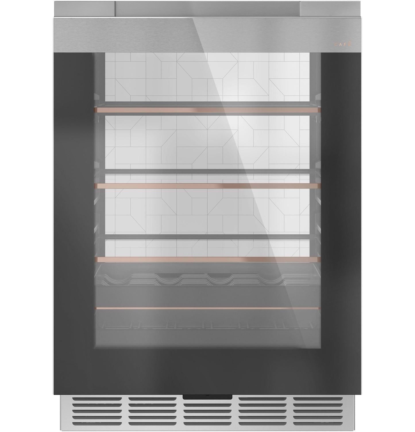 CAFE CCR06BM2PS5 CAFéBeverage Center in Platinum Glass Gray - CCR06BM2PS5