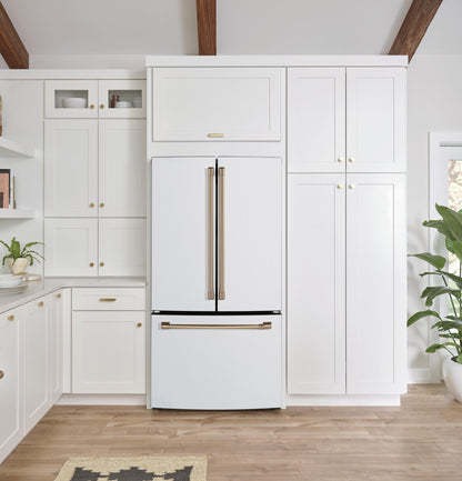 CAFE CWE19SP4NW2 CAFé ENERGY STAR 18.6 Cu. Ft. Counter-Depth French-Door Refrigerator White - CWE19SP4NW2