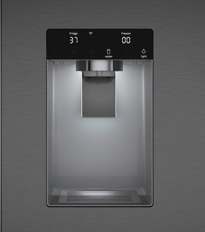 BOSCH B36FD52SNB 500 Series, French Door Bottom freezer, multi door, 36'', Black inox-antifingerprint, Total No Frost Black in Stainless Steel - B36FD52SNB