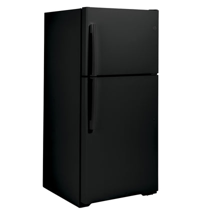 GE APPLIANCES GE 19.2 Cu. Ft. Top-Freezer Refrigerator Black - GTE19JTNRBB