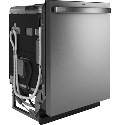 GE APPLIANCES PDT715SYVFS GE Profile™ ENERGY STAR® Fingerprint Resistant Top Control Stainless Interior Dishwasher with Microban™ Antimicrobial Technology in Stainless Steel - PDT715SYVFS