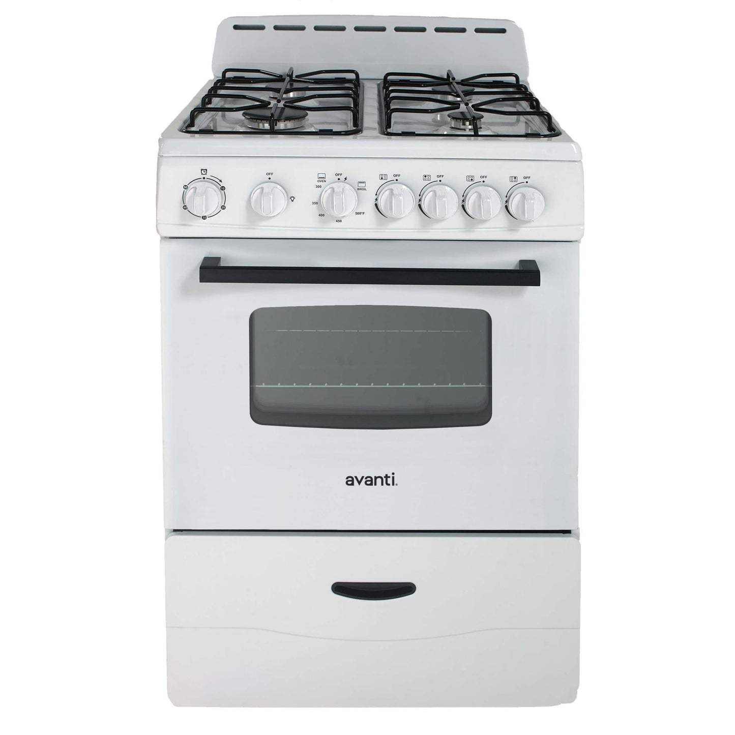 AVANTI GR2414CW Avanti 24" Gas Range - White - GR2414CW