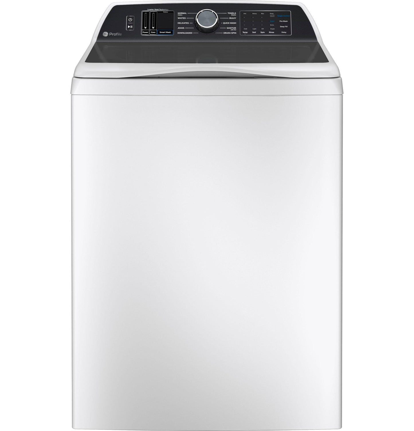 GE APPLIANCES PTW705BSTWS GE Profile™ ENERGY STAR® 5.3 cu. ft. Capacity Washer with Smarter Wash Technology and FlexDispense™ White