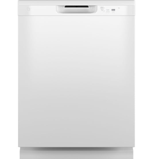 GE APPLIANCES GDF450PGRWW GE® Dishwasher with Front Controls White - GDF450PGRWW