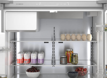 BOSCH B36CD50SNS 500 Series French Door Bottom Mount Refrigerator 36" Stainless steel (with anti-fingerprint), Total No Frost in Stainless Steel - B36CD50SNS