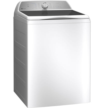 GE APPLIANCES GE Profile 4.9 cu. ft. Capacity Washer with Smarter Wash Technology and FlexDispense White On Gray - PTW605BSRWS