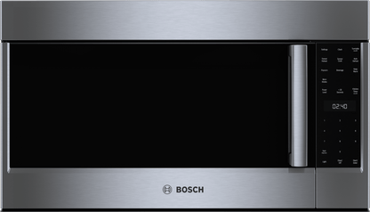 BOSCH HMV5053U 500 Series, Over-The-Range Microwave, 30'', Door Hinge: left in Stainless Steel - HMV5053U