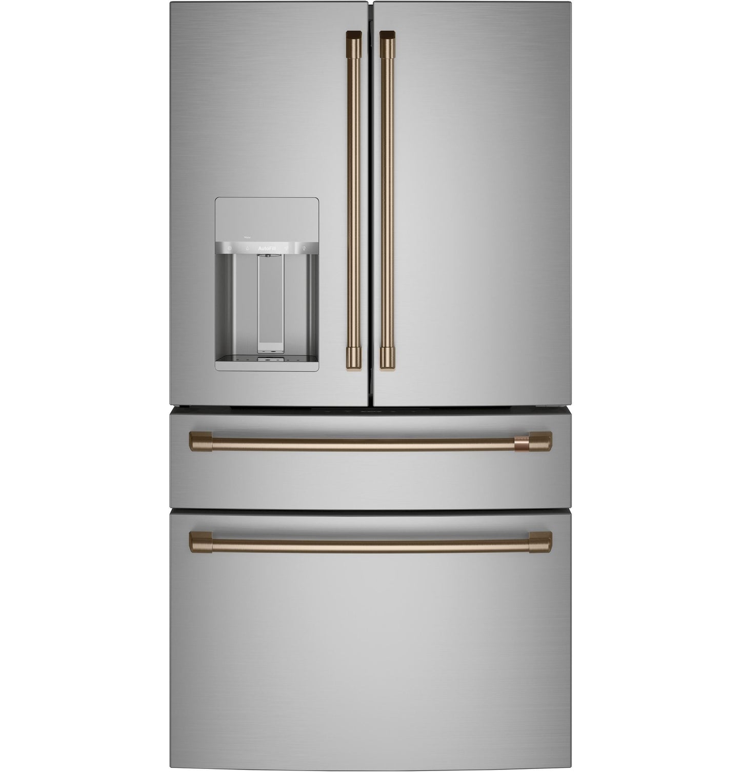 CAFE CXE22DP2PS1 CAFé™ ENERGY STAR 22.3 Cu. Ft. Smart Counter-Depth 4-Door French-Door Refrigerator in Stainless Steel - CXE22DP2PS1