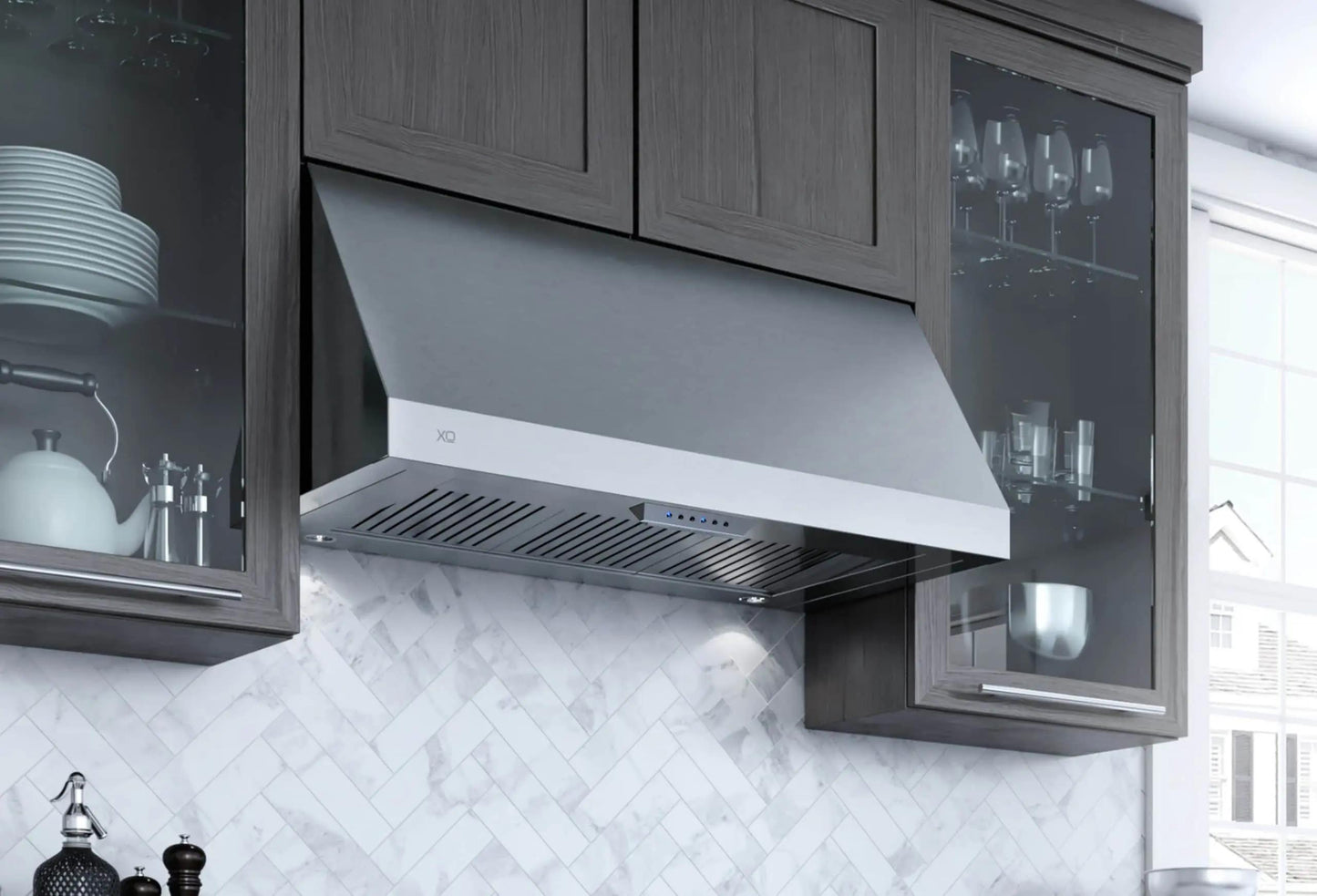 XO APPLIANCE XOT1836SC 36" CCC 600/395 CFM Italian Made Pro Hood Range Hood in Stainless Steel - XOT1836SC