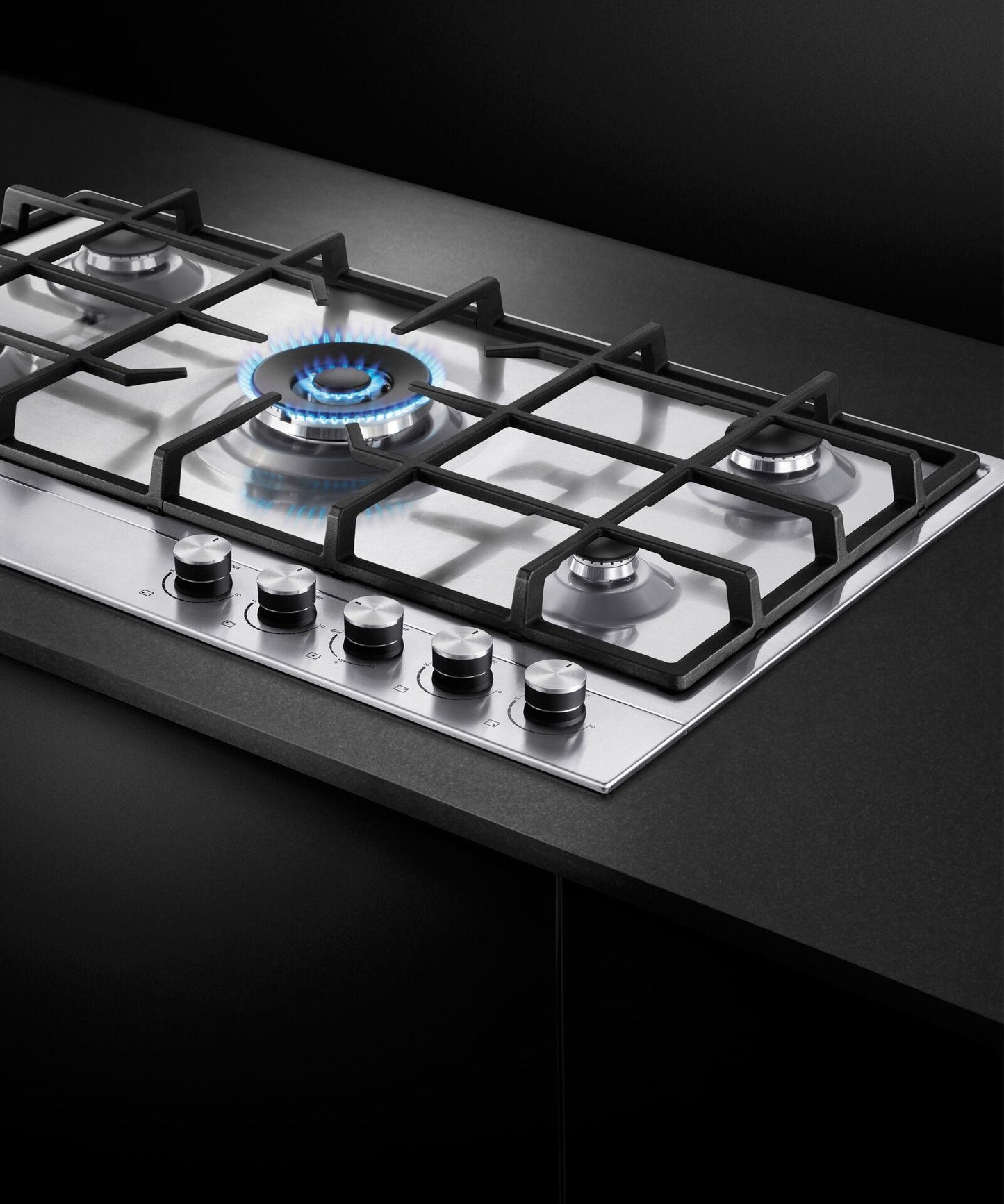 FISHER & PAYKEL CG365DLPX1N 36" Series 7 5 Burner Gas Cooktop in Stainless Steel - CG365DLPX1N