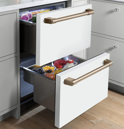 CAFE CDE06RP4NW2 CAFé 5.7 Cu. Ft. Built-In Dual-Drawer Refrigerator White - CDE06RP4NW2