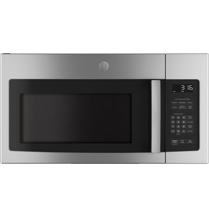 GE APPLIANCES 1.6 Cu. Ft. Over-the-Range Microwave Oven Black On Stainless - JVM3162RJSS