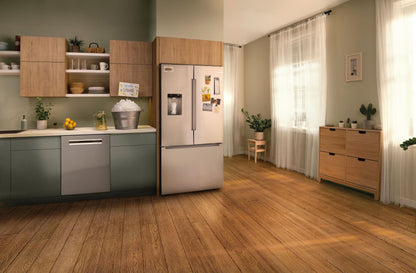 BOSCH B36FD10ENS 100 Series, French Door Bottom freezer, multi door, 36'', Brushed steel (with anti-fingerprint), Total No Frost in Stainless Steel - B36FD10ENS