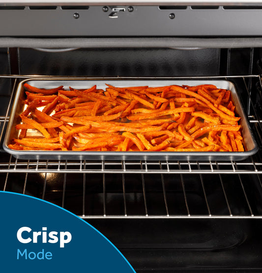 GE APPLIANCES GGS500SVSS GE® 30" Slide-In Front Control Gas Range with Crisp Mode in Stainless Steel - GGS500SVSS