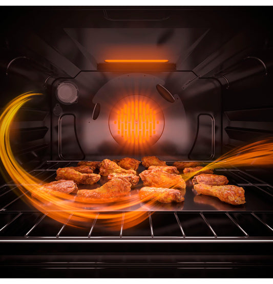 GE APPLIANCES GE 30" Free-Standing Gas Double Oven Convection Range in Stainless Steel - JGBS86SPSS