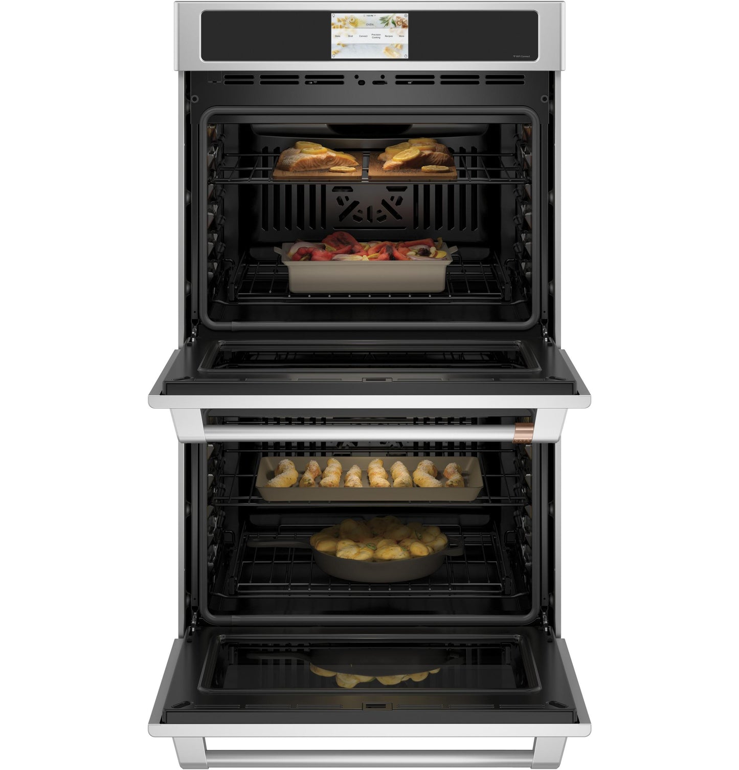 CAFE CTD70DP2NS1 CAFé 30" Smart Double Wall Oven with Convection in Stainless Steel - CTD70DP2NS1