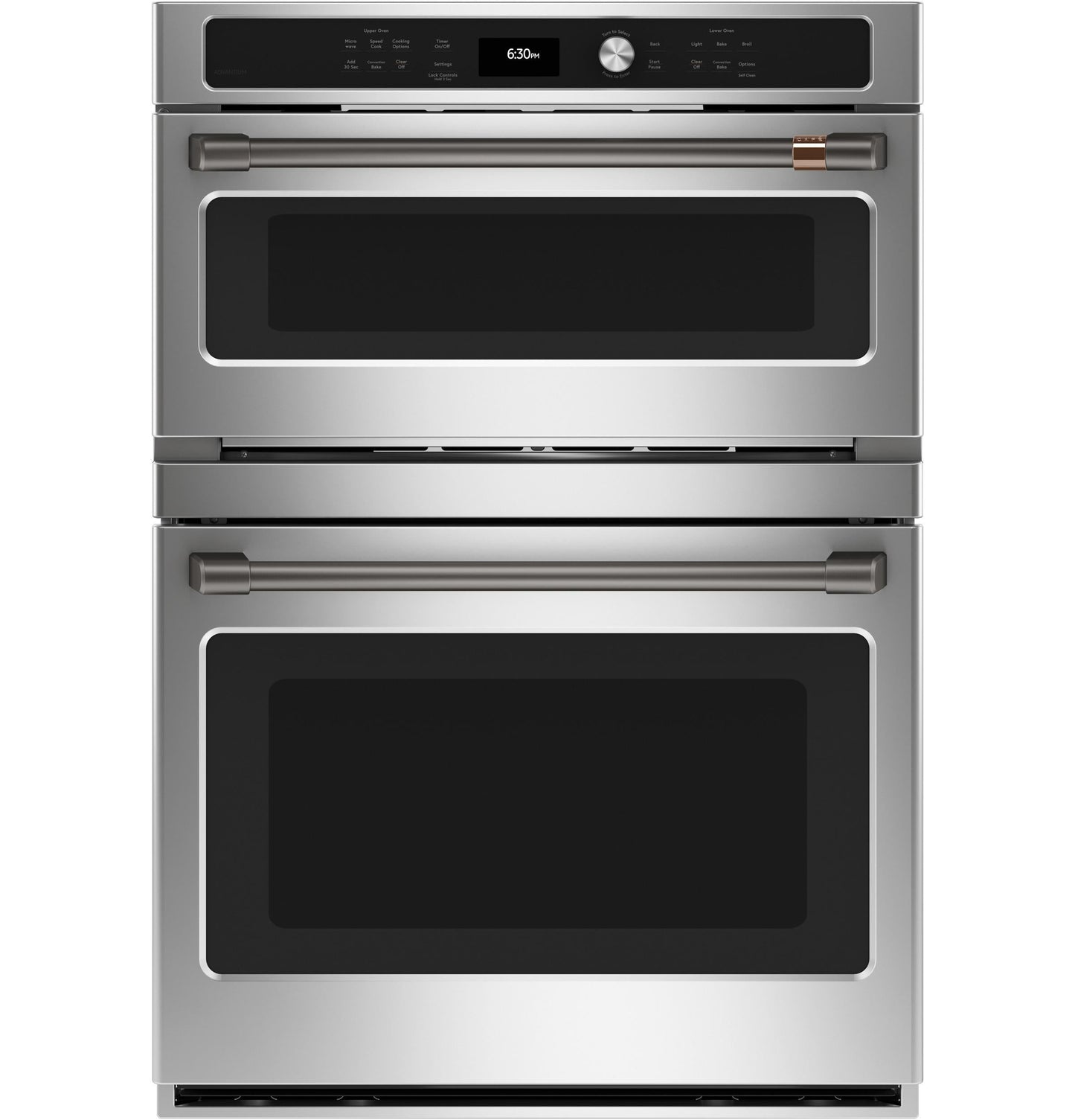 CAFE CTC912P2NS1 CAFé™ 30 in. Combination Double Wall Oven with Convection and Advantium® Technology in Stainless Steel - CTC912P2NS1