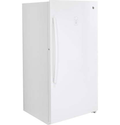 GE APPLIANCES 17.3 Cu. Ft. Frost-Free Garage Ready Upright Freezer White - FUF17SMRWW