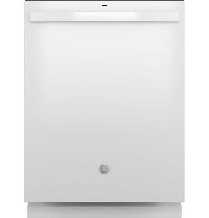 GE APPLIANCES GDT550PGRWW GE® ENERGY STAR® Top Control with Plastic Interior Dishwasher with Sanitize Cycle & Dry Boost White - GDT550PGRWW