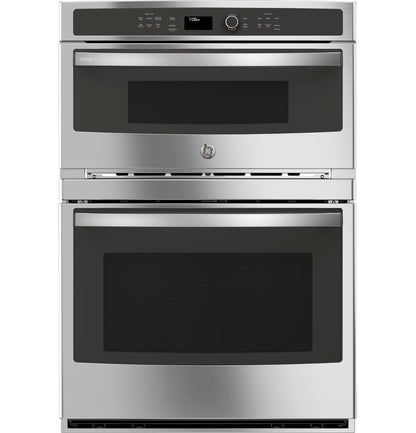GE APPLIANCES Profile 30" Built-In Combination Convection Microwave/Convection Wall Oven in Stainless Steel - PT7800SHSS