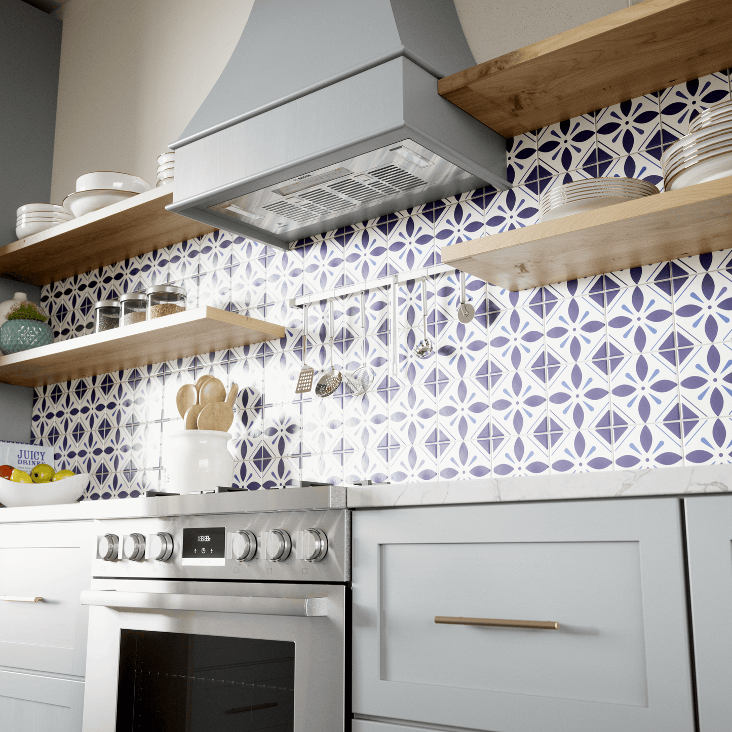 BOSCH HUI80553UC 800 Series, canopy cooker hood in Stainless Steel