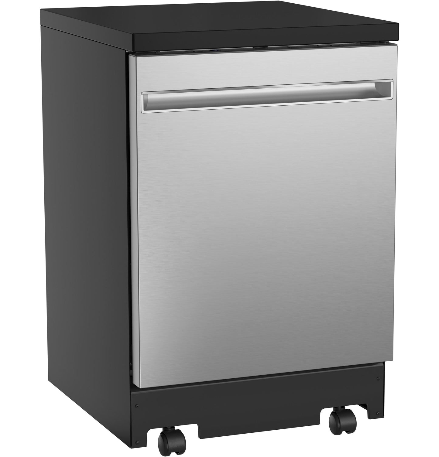 GE APPLIANCES GPT225SSLSS GE ENERGY STAR 24" in Stainless Steel Interior Portable Dishwasher with Sanitize Cycle in Stainless Steel - GPT225SSLSS
