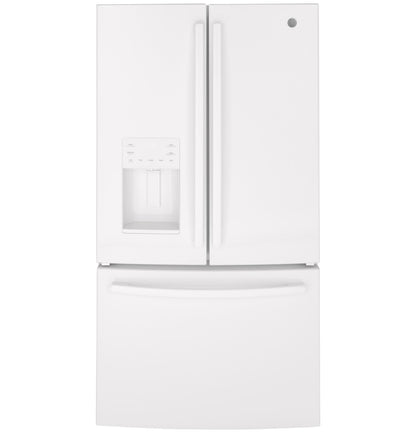 GE APPLIANCES 25.7 Cu. Ft. French-Door Refrigerator White - GFE26JGMWW