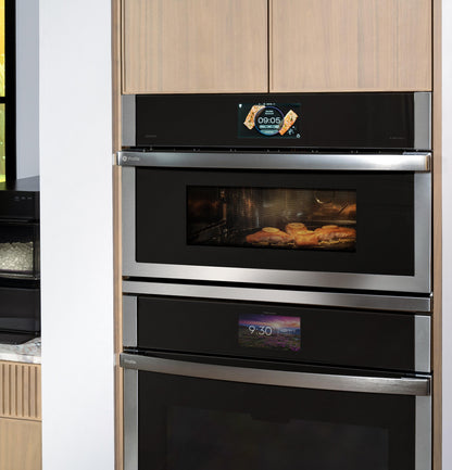 GE APPLIANCES GE Profile 27" Single Wall Oven with 120V Advantium Technology in Stainless Steel - PSB9100SVSS