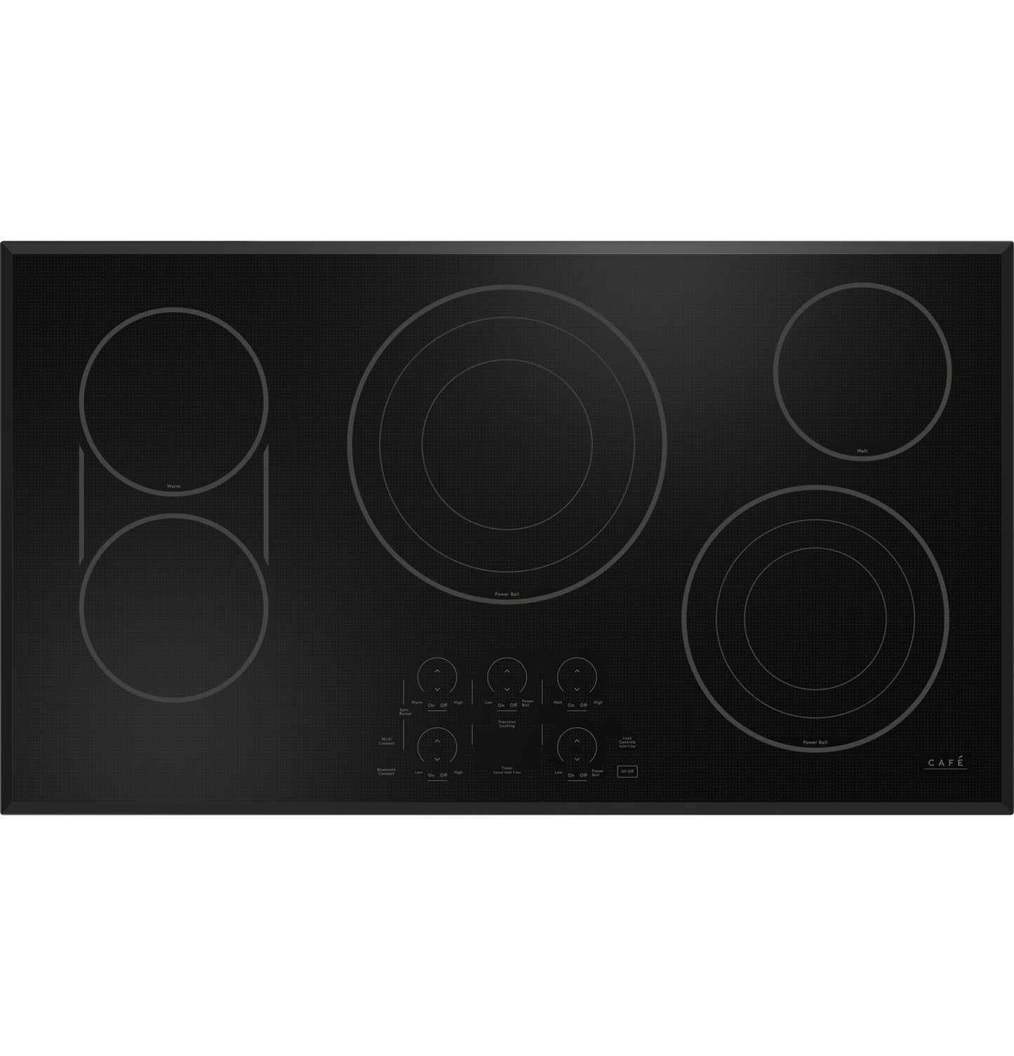 CAFE CEP90361TBB CAFé 36" Touch-Control Electric Cooktop Black - CEP90361TBB