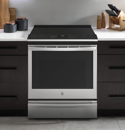 GE APPLIANCES PSS93YPFS GE Profile™ 30" Smart Slide-In Electric Convection Fingerprint Resistant Range with No Preheat Air Fry in Stainless Steel - PSS93YPFS