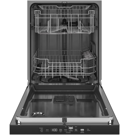 GE APPLIANCES GDT595HYYFS GE® ENERGY STAR® Top Control Hybrid Tub Dishwasher with Third Rack, Bottle Jets, Dry Boost & 50 dBA in Stainless Steel - GDT595HYYFS