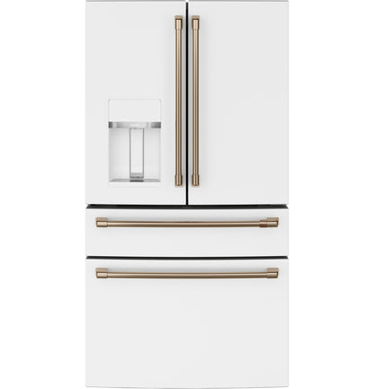 CAFE CVE28DP4NW2 CAFé™ ENERGY STAR® 27.8 Cu. Ft. Smart 4-Door French-Door Refrigerator White - CVE28DP4NW2