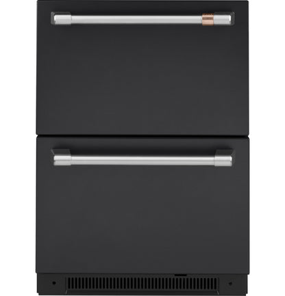 CAFE CDE06RP3ND1 CAFé 5.7 Cu. Ft. Built-In Dual-Drawer Refrigerator Black - CDE06RP3ND1
