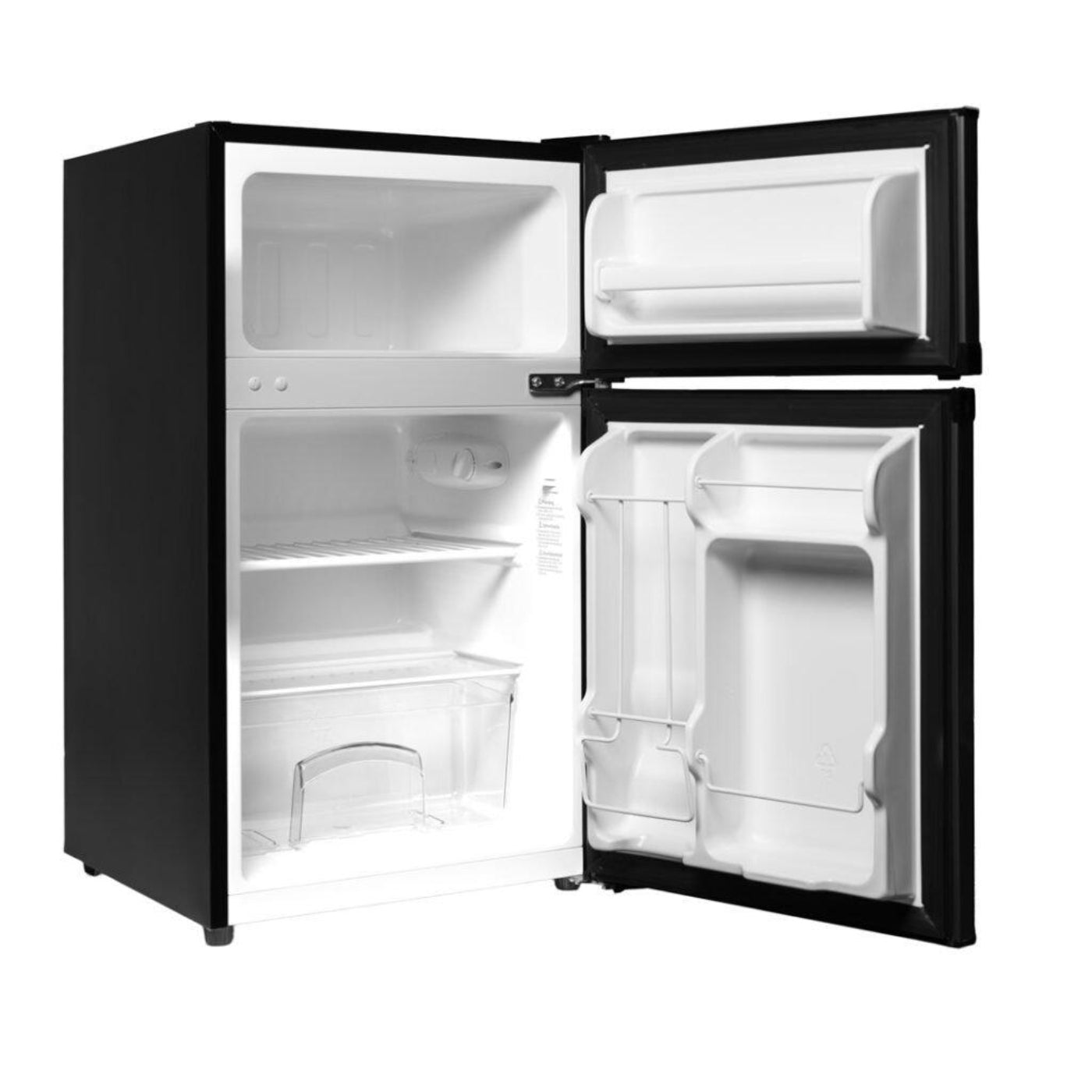 DANBY Danby Designer 3.1 cu. ft. 2-door Compact Fridge in Stainless Steel Look in Stainless Steel - DCR031B1BSLDD