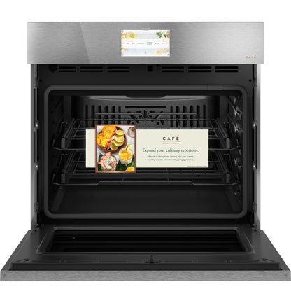 CAFE CTS90DM2NS5 CAFé 30" Smart Built-In Convection Single Wall Oven in Platinum Glass Gray - CTS90DM2NS5
