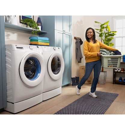 GE APPLIANCES GFW350SSYWW GE® ENERGY STAR® 4.6 cu. ft. Capacity Smart Front Load Washer with UltraFresh Vent System with OdorBlock™ White - GFW350SSYWW